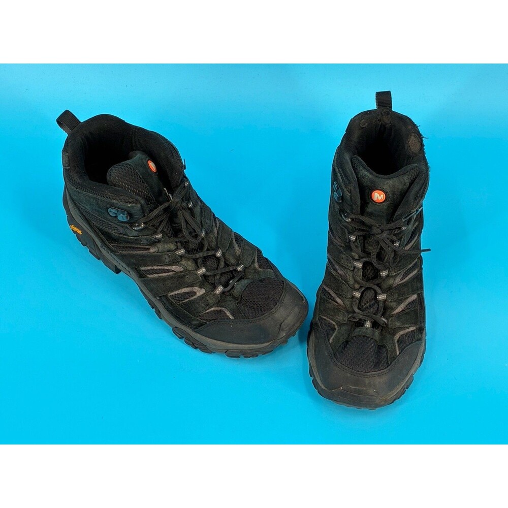 Merrell Moab 2 Mid Vent Mens Size 12 Black Night Vibram Hiking Boots J06049